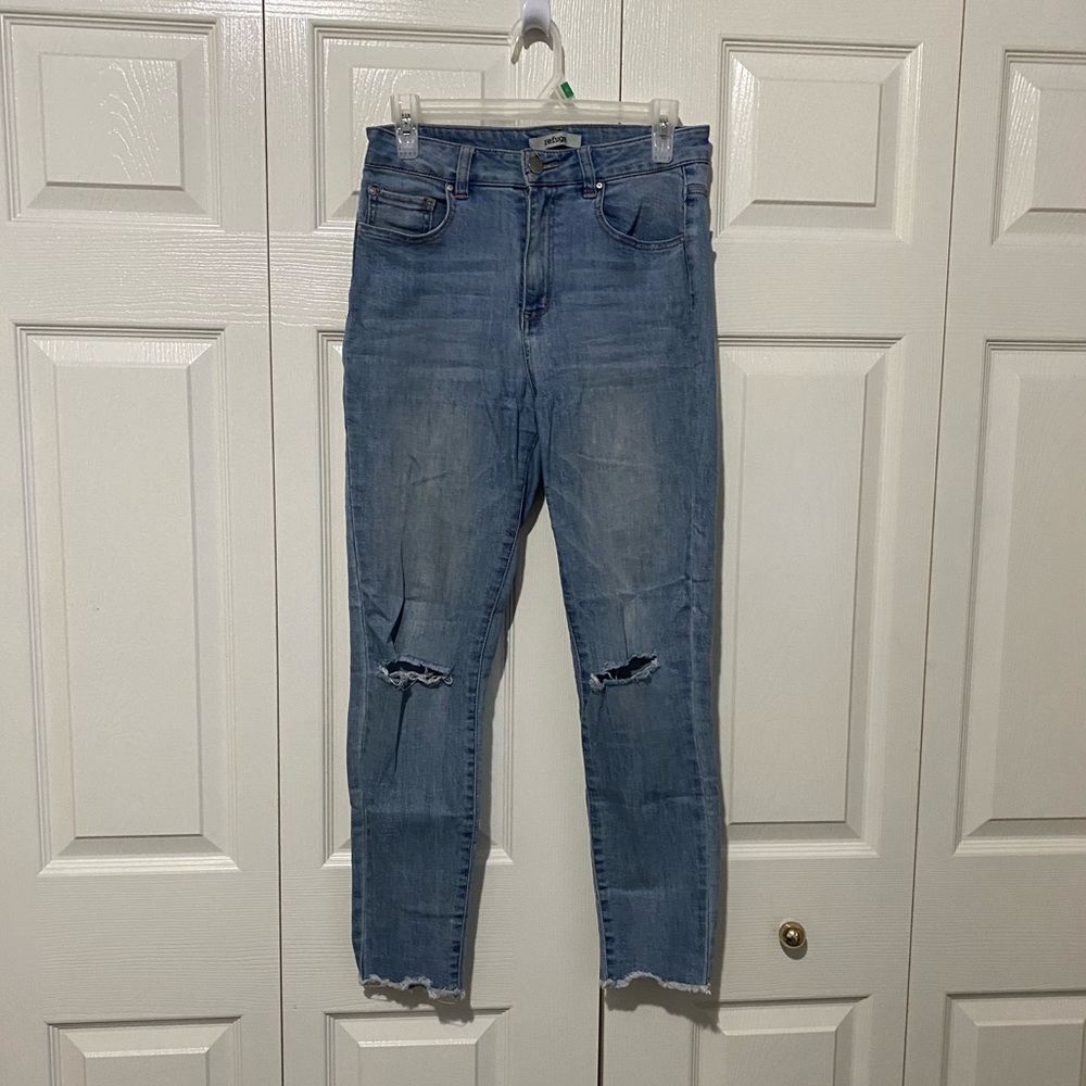 Light Blue Ripped Jeans